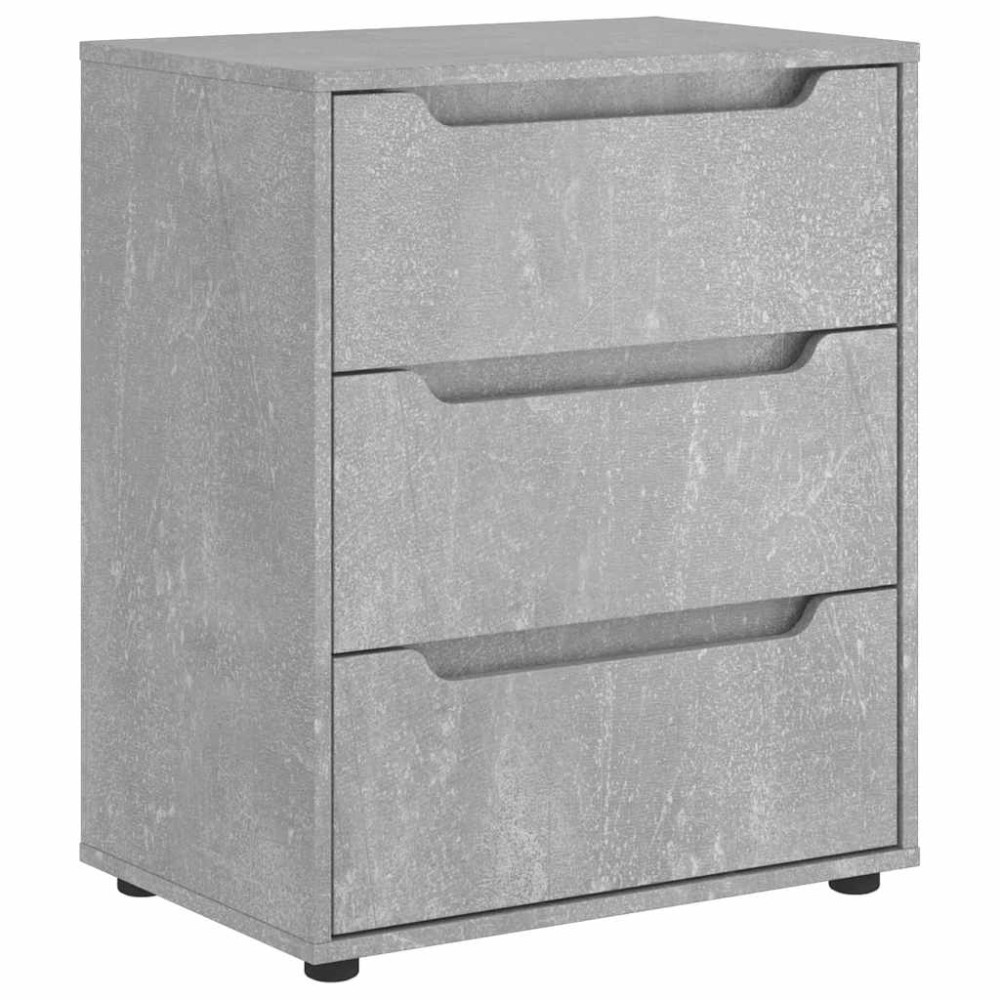 vidaXL Μπουφές VISNES Μπετόν Γκρι 60x40x73 cm Επεξεργασμένο ξύλο