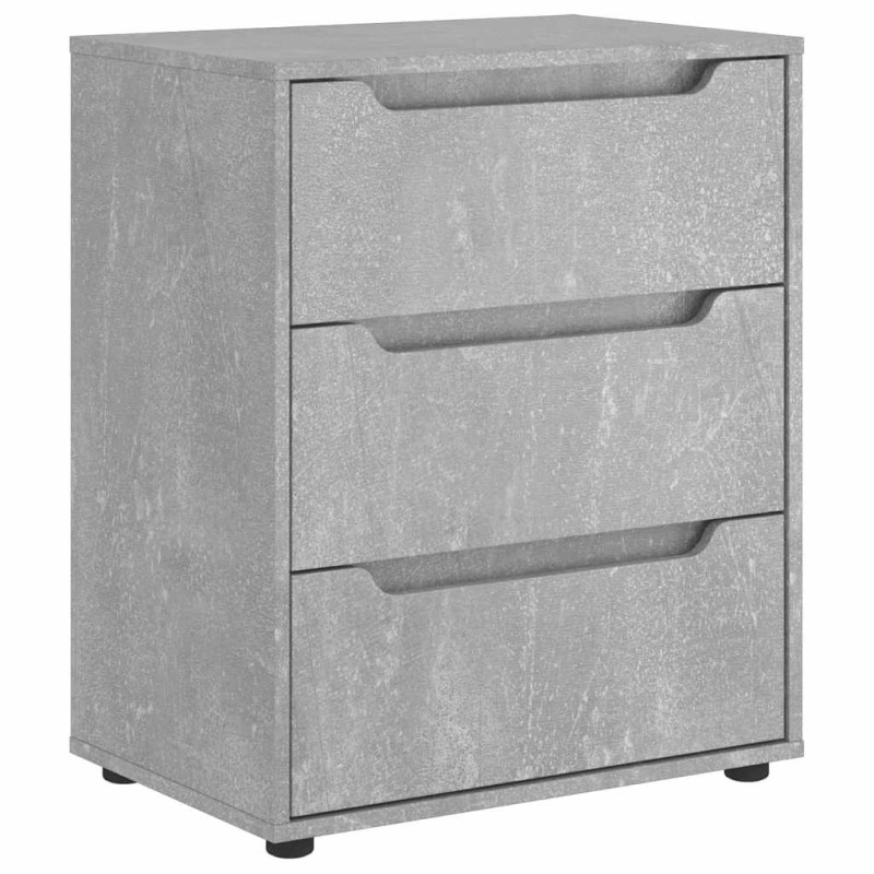 vidaXL Μπουφές VISNES Μπετόν Γκρι 60x40x73 cm Επεξεργασμένο ξύλο