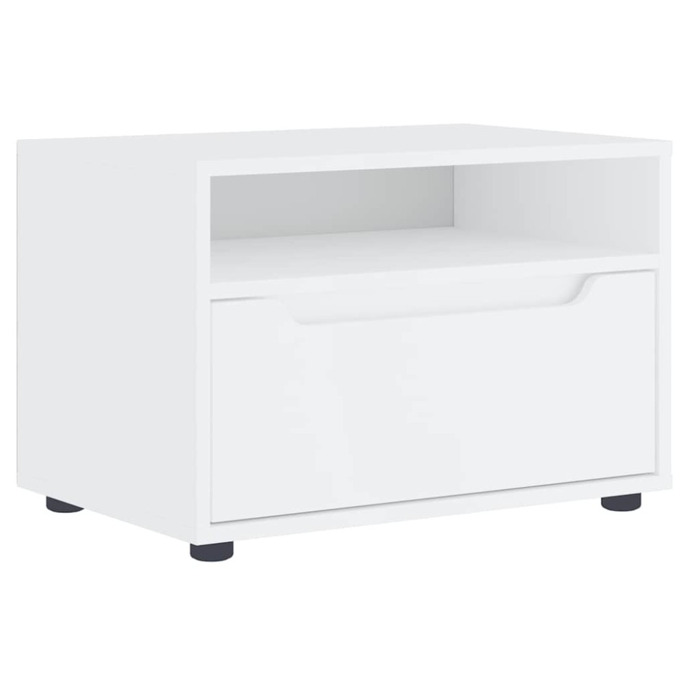 vidaXL Έπιπλο Τηλεόρασης VISNES Λευκό 60x40x38 εκ. από Τεχνητό Ξύλο