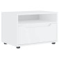 vidaXL Έπιπλο Τηλεόρασης VISNES Λευκό 60x40x38 εκ. από Τεχνητό Ξύλο