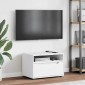 vidaXL Έπιπλο Τηλεόρασης VISNES Λευκό 60x40x38 εκ. από Τεχνητό Ξύλο