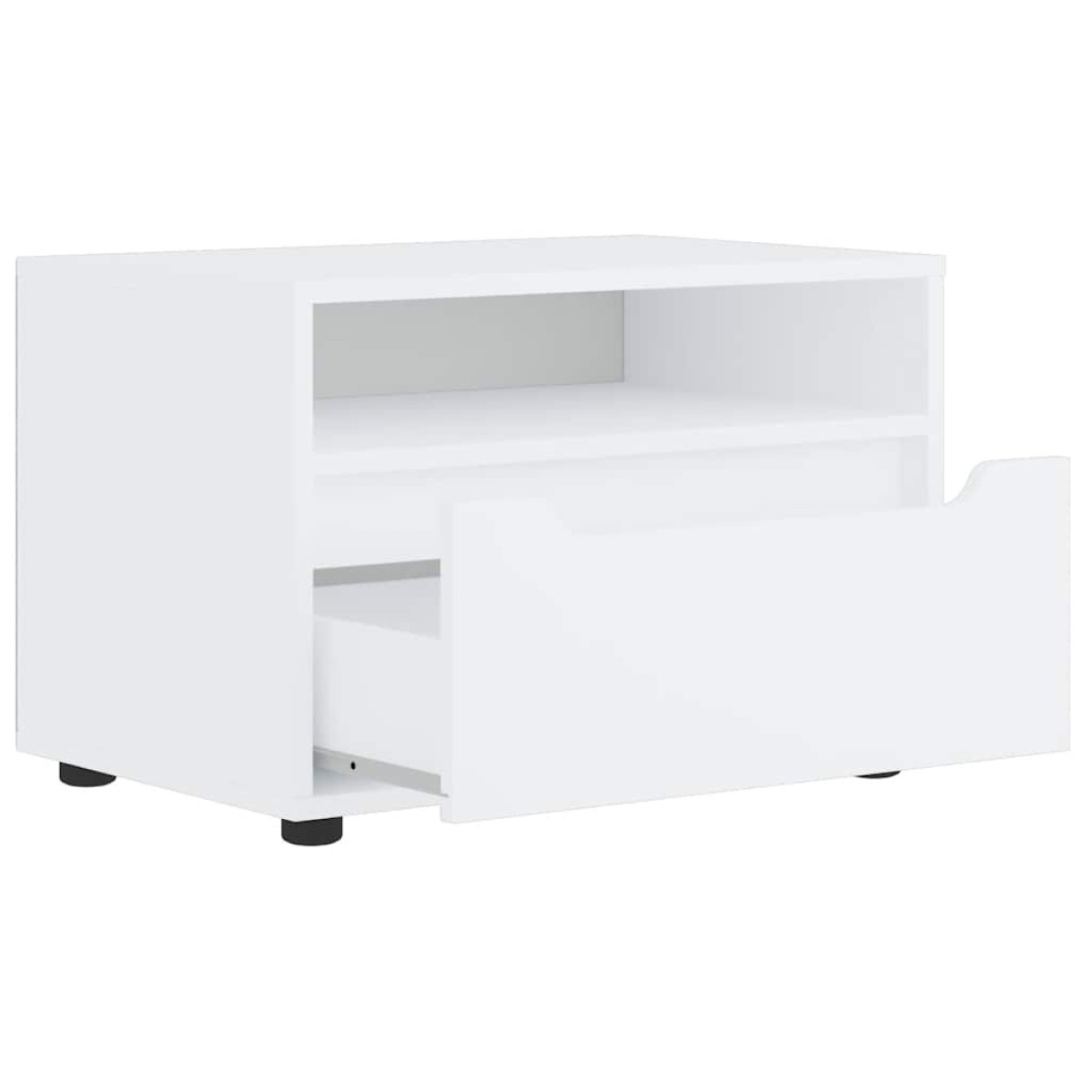 vidaXL Έπιπλο Τηλεόρασης VISNES Λευκό 60x40x38 εκ. από Τεχνητό Ξύλο