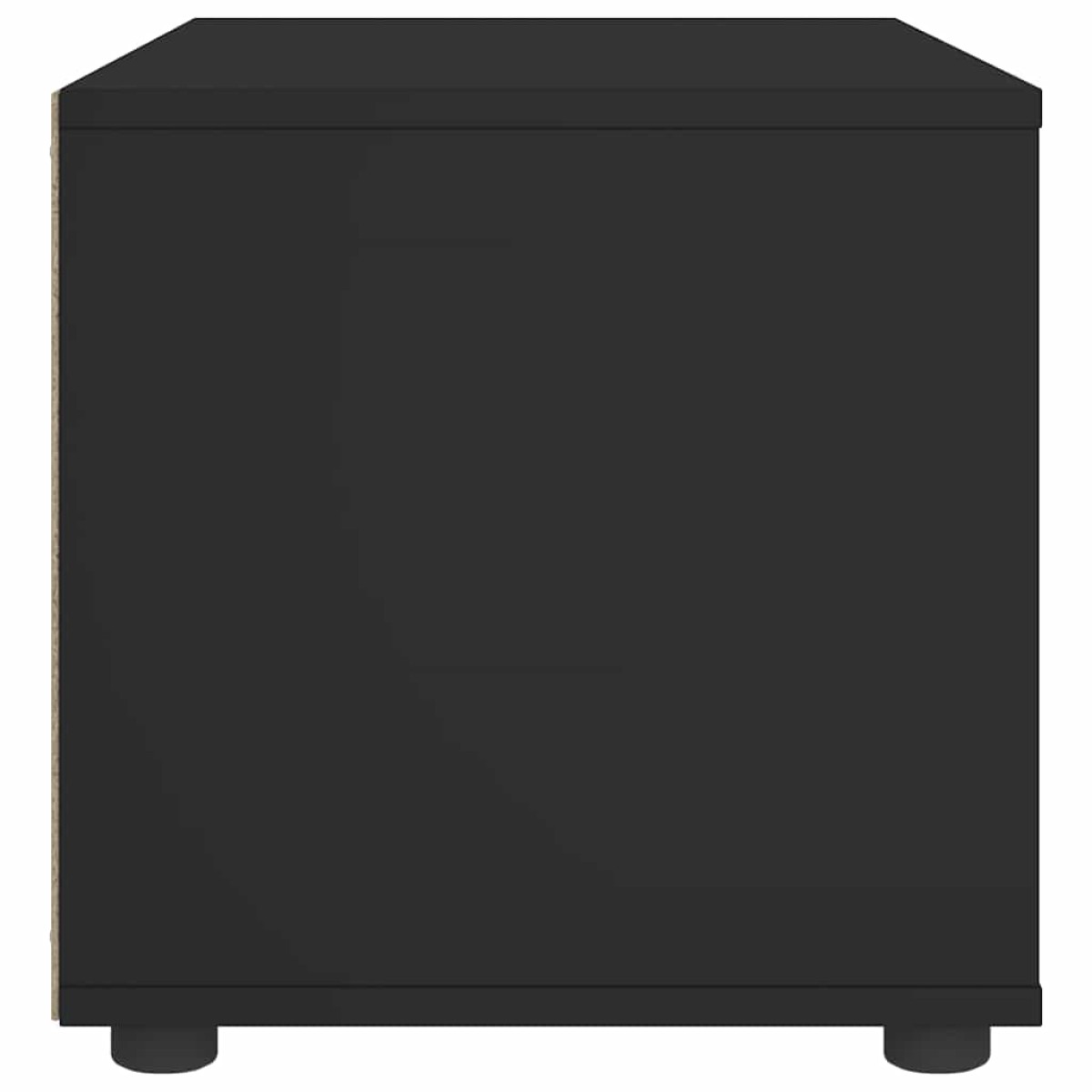 ντουλάπι τηλεόρασης vidaXL "VISNES" Μαύρο 60x40x38 cm Ξύλινη κατασκευή