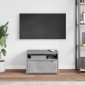 vidaXL ντουλάπι τηλεόρασης VISNES Γκρι μπετόν 60x40x38 cm