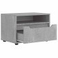 vidaXL ντουλάπι τηλεόρασης VISNES Γκρι μπετόν 60x40x38 cm