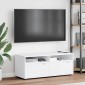 vidaXL Έπιπλο Τηλεόρασης VISNES Λευκό 100x40x38 εκ. από Τεχνητό Ξύλο