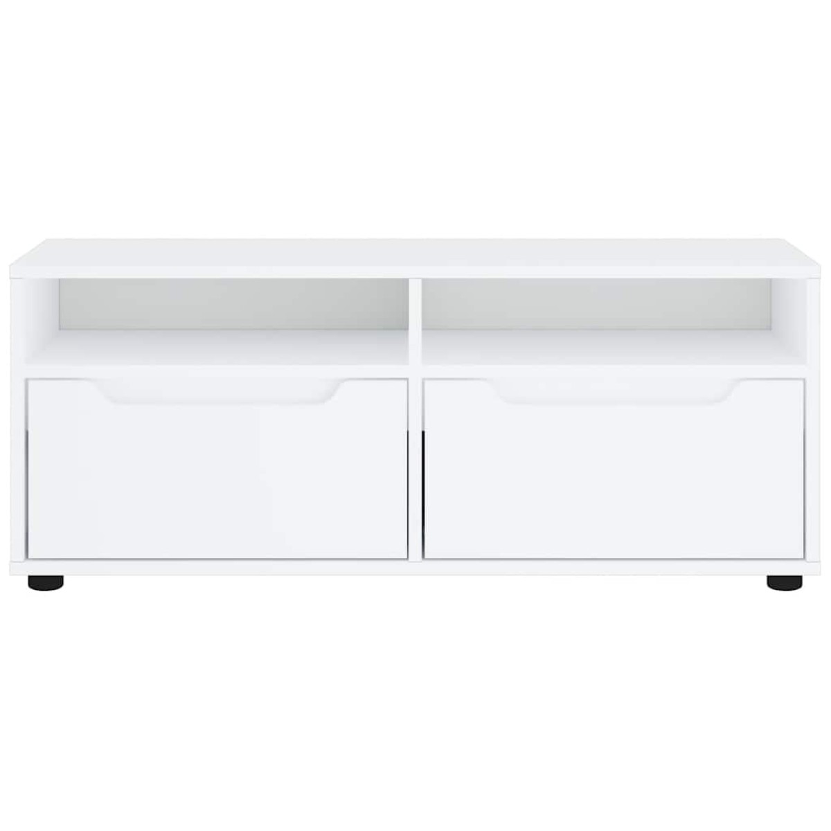 vidaXL Έπιπλο Τηλεόρασης VISNES Λευκό 100x40x38 εκ. από Τεχνητό Ξύλο