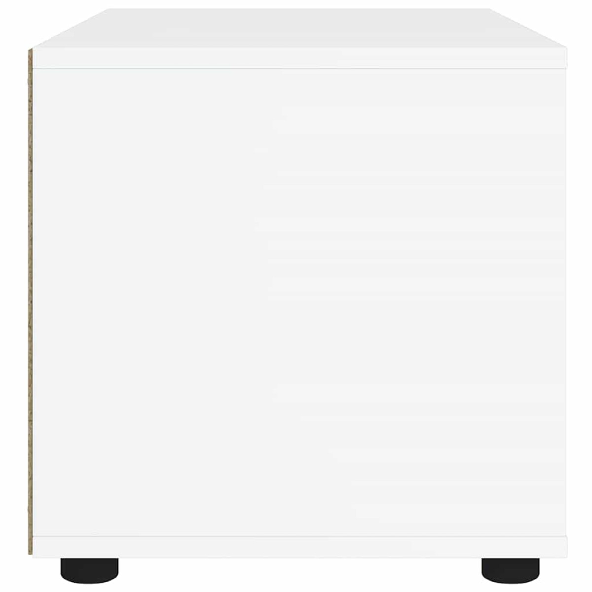 vidaXL Έπιπλο Τηλεόρασης VISNES Λευκό 100x40x38 εκ. από Τεχνητό Ξύλο