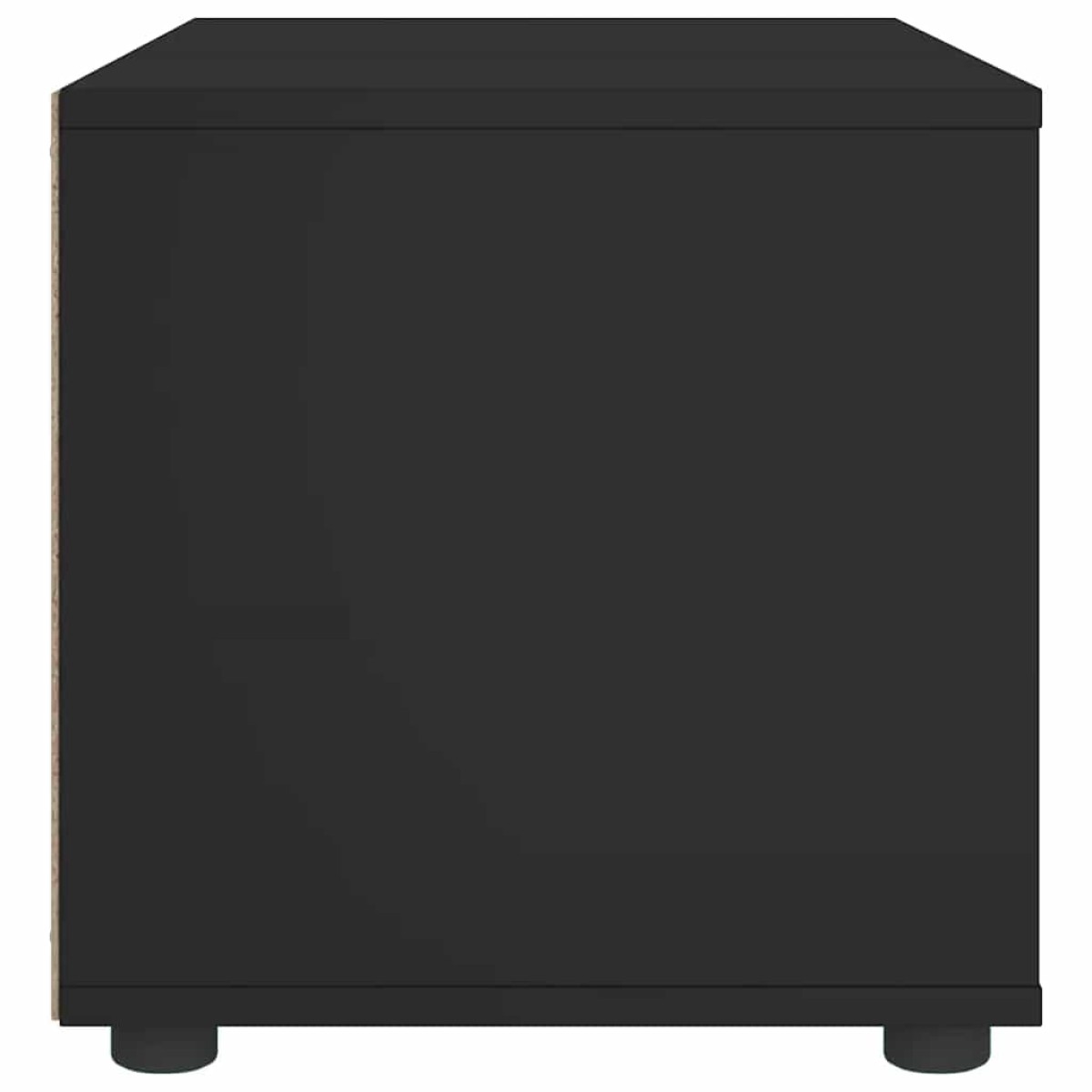 vidaXL ντουλάπι τηλεόρασης VISNES Μαύρο 100x40x38 cm
