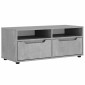 vidaXL ντουλάπι τηλεόρασης VISNES Γκρι μπετόν 100x40x38 cm