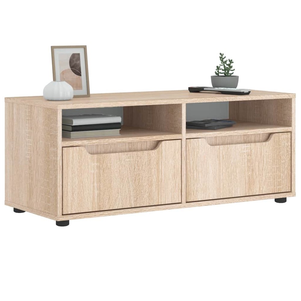vidaXL ντουλάπι τηλεόρασης VISNES Δρυς Sonoma 100x40x38 cm