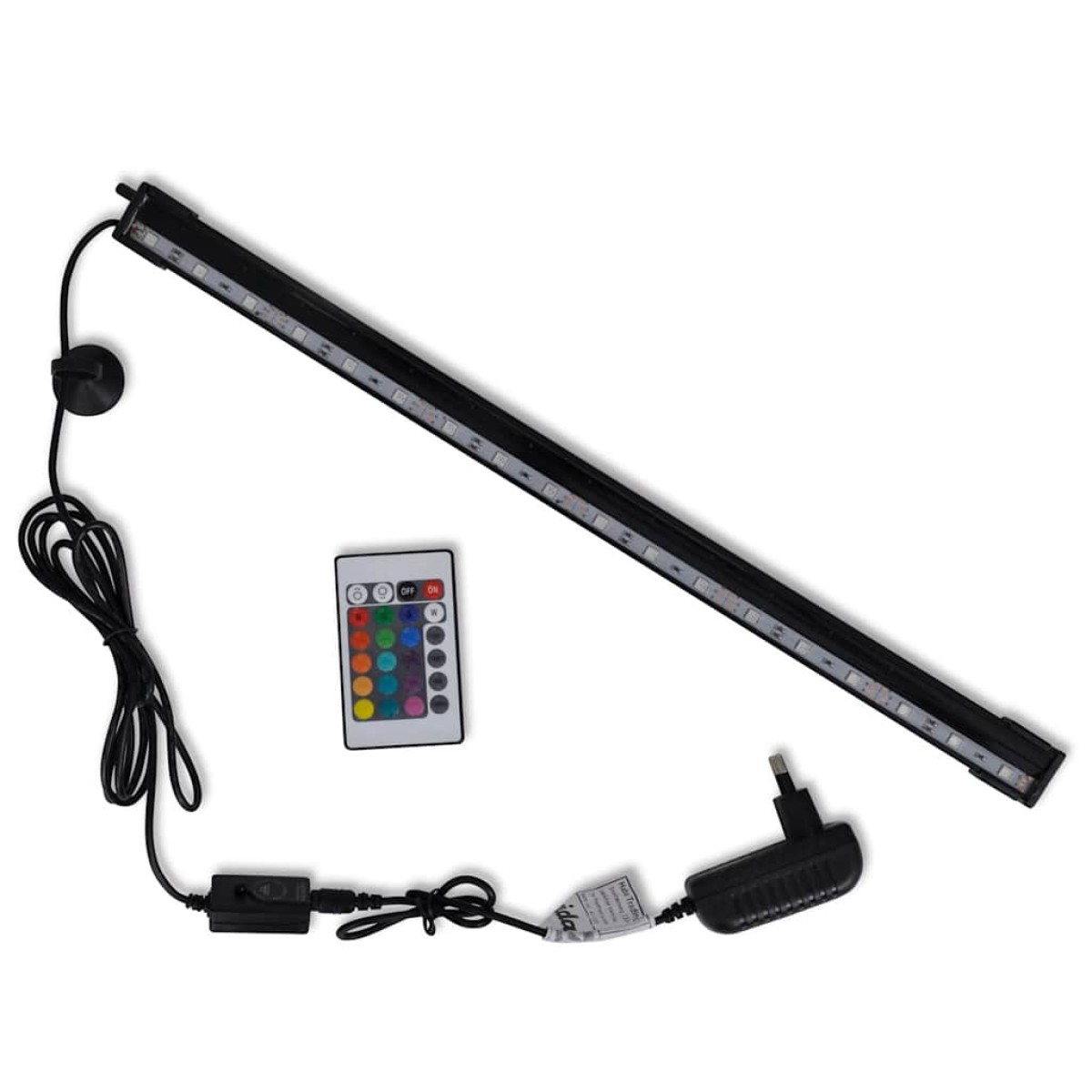 Λάμπα/Μπάρα Ενυδρείου LED RGB 48 εκ. με Φυσαλίδες