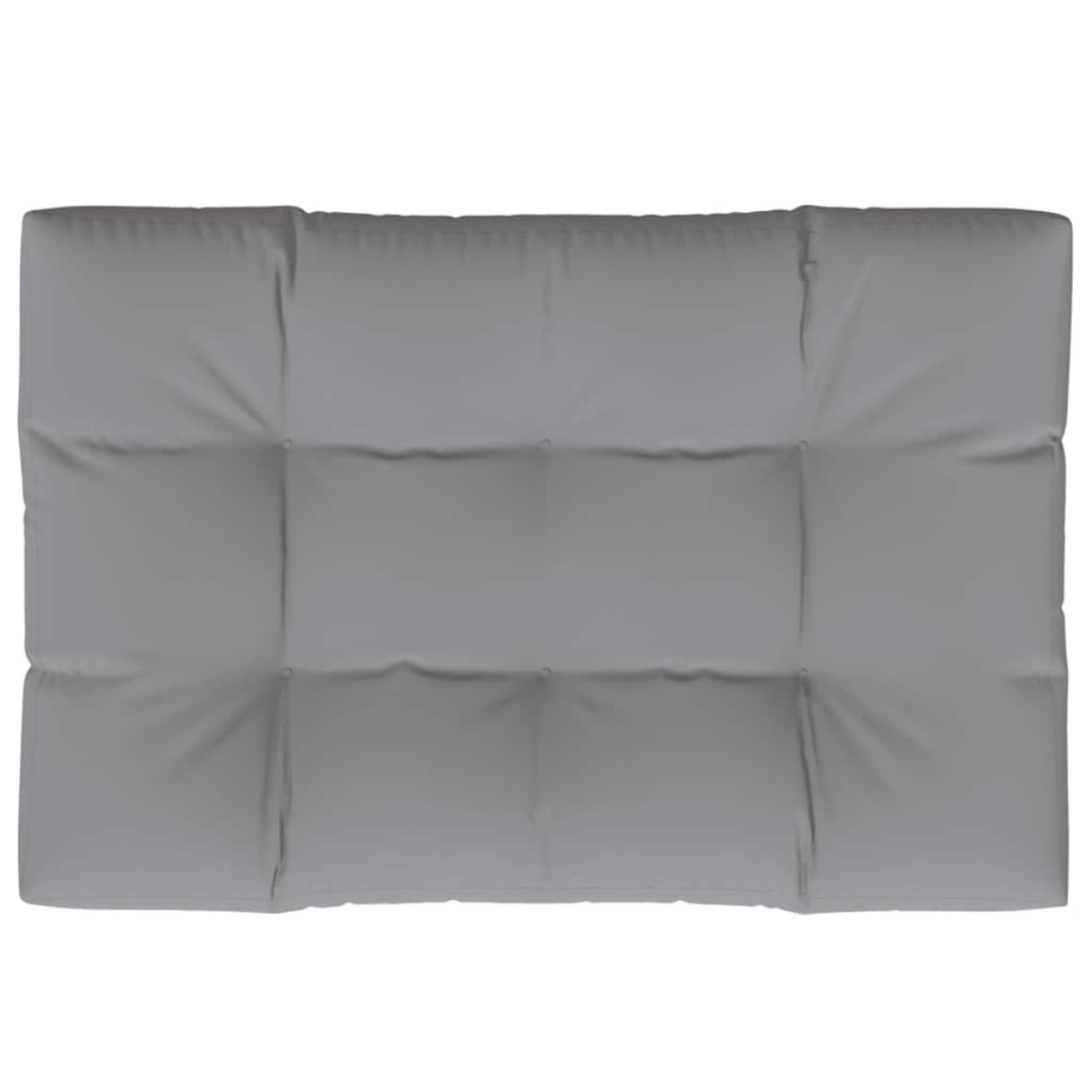 vidaXL Μαξιλάρι Καθίσματος Παλέτας Γκρι 120 x 80 x 12 εκ. Υφασμάτινο