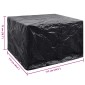 vidaXL Κάλυμμα Επίπλων Κήπου με 8 Κρίκους 113 x 113 x 73 εκ.