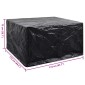 vidaXL Κάλυμμα Επίπλων Κήπου με 8 Κρίκους 172 x 113 x 73 εκ.
