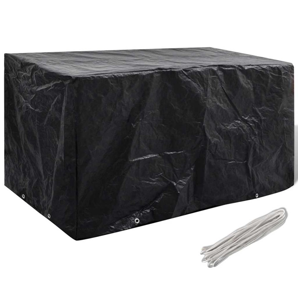 vidaXL Κάλυμμα Επίπλων Κήπου με 8 Κρίκους 180 x 70 x 90 εκ.