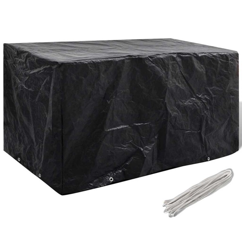 vidaXL Κάλυμμα Επίπλων Κήπου με 8 Κρίκους 180 x 70 x 90 εκ.