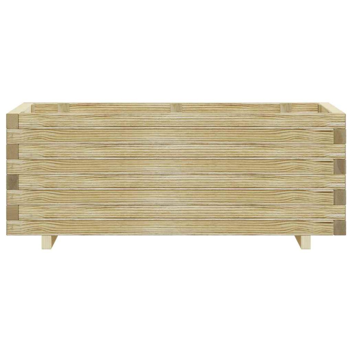 vidaXL Ζαρντινιέρα Υπερυψωμένη Ορθογώνια 100 x 50 x 40 εκ. Ξύλινη
