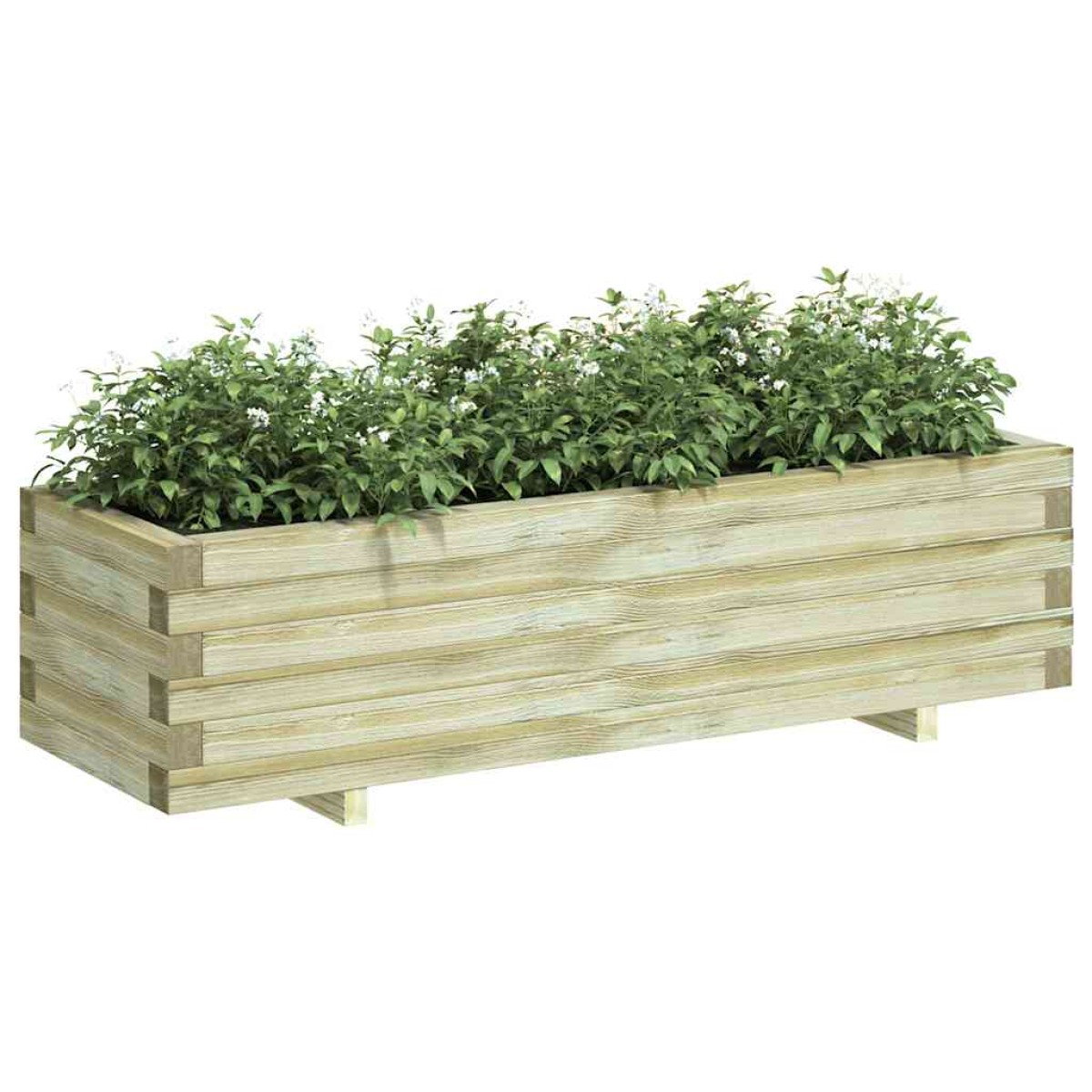 vidaXL Ζαρντινιέρα Υπερυψωμένη Ορθογώνια 120 x 40 x 30 εκ. Ξύλινη