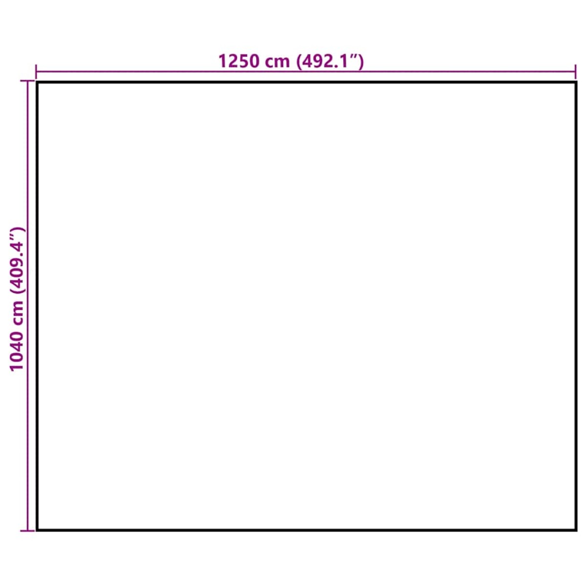 vidaXL Τάπητας για αχυρώνα 10,4x12,5 m 140 g/m² Πολυπροπυλένιο