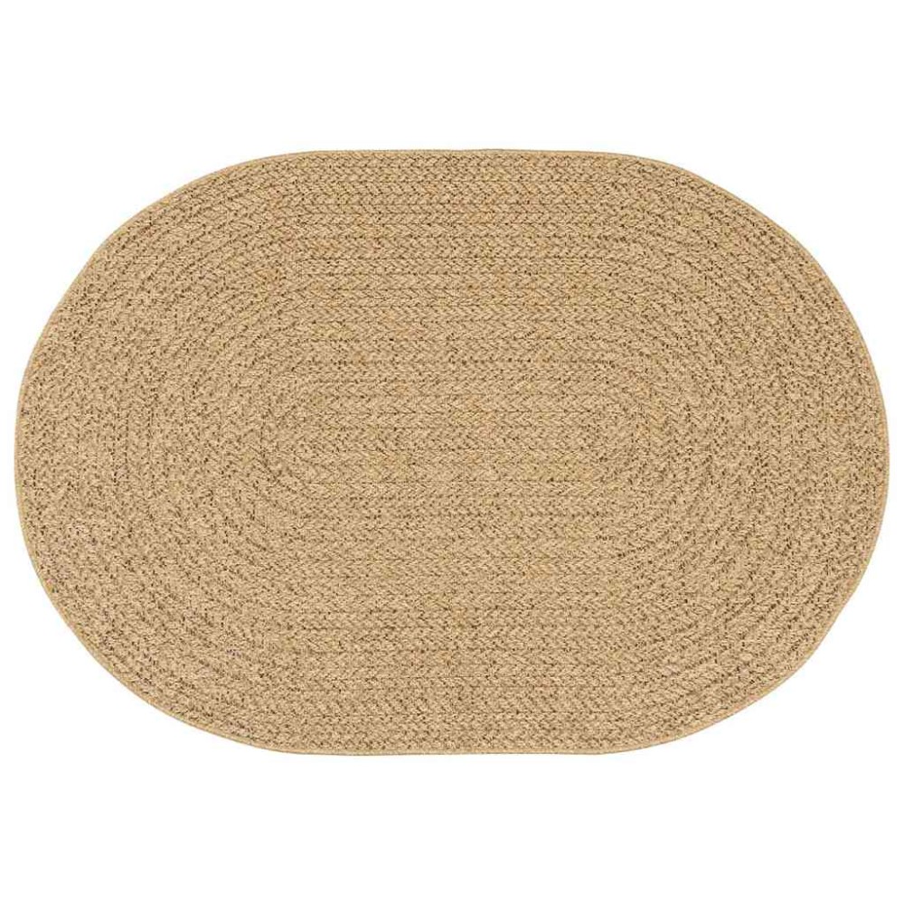 vidaXL Χαλί ZIZUR Καφέ 170 x 120 εκ. Πολυπροπυλένιο