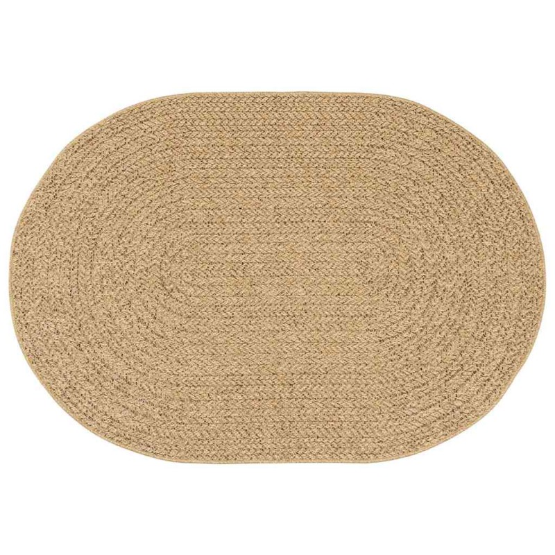 vidaXL Χαλί ZIZUR Καφέ 170 x 120 εκ. Πολυπροπυλένιο