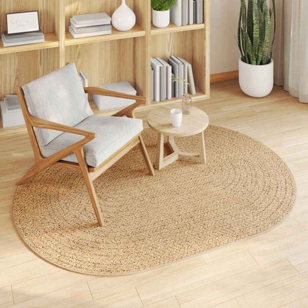 vidaXL Χαλί ZIZUR Καφέ 170 x 120 εκ. Πολυπροπυλένιο