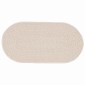 vidaXL Χαλί ZIZUR Κρεμ 150 x 80 cm Πολυπροπυλένιο