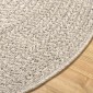 vidaXL Χαλί ZIZUR Κρεμ 150 x 80 cm Πολυπροπυλένιο