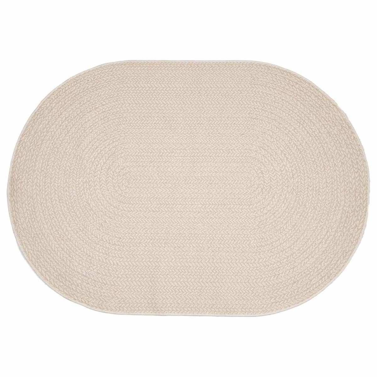 vidaXL Χαλί ZIZUR Κρεμ 170 x 120 εκ. Πολυπροπυλένιο