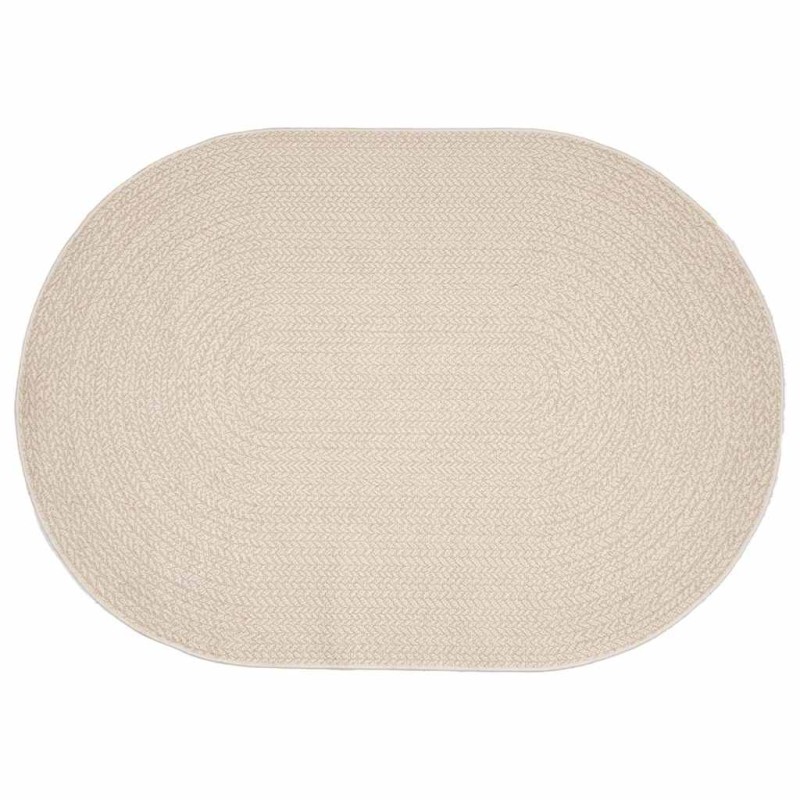 vidaXL Χαλί ZIZUR Κρεμ 170 x 120 εκ. Πολυπροπυλένιο