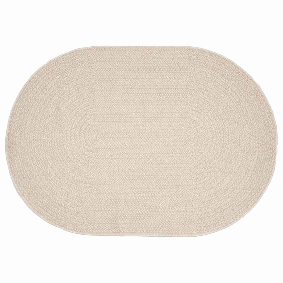 vidaXL Χαλί ZIZUR Κρεμ 200 x 140 cm Πολυπροπυλένιο