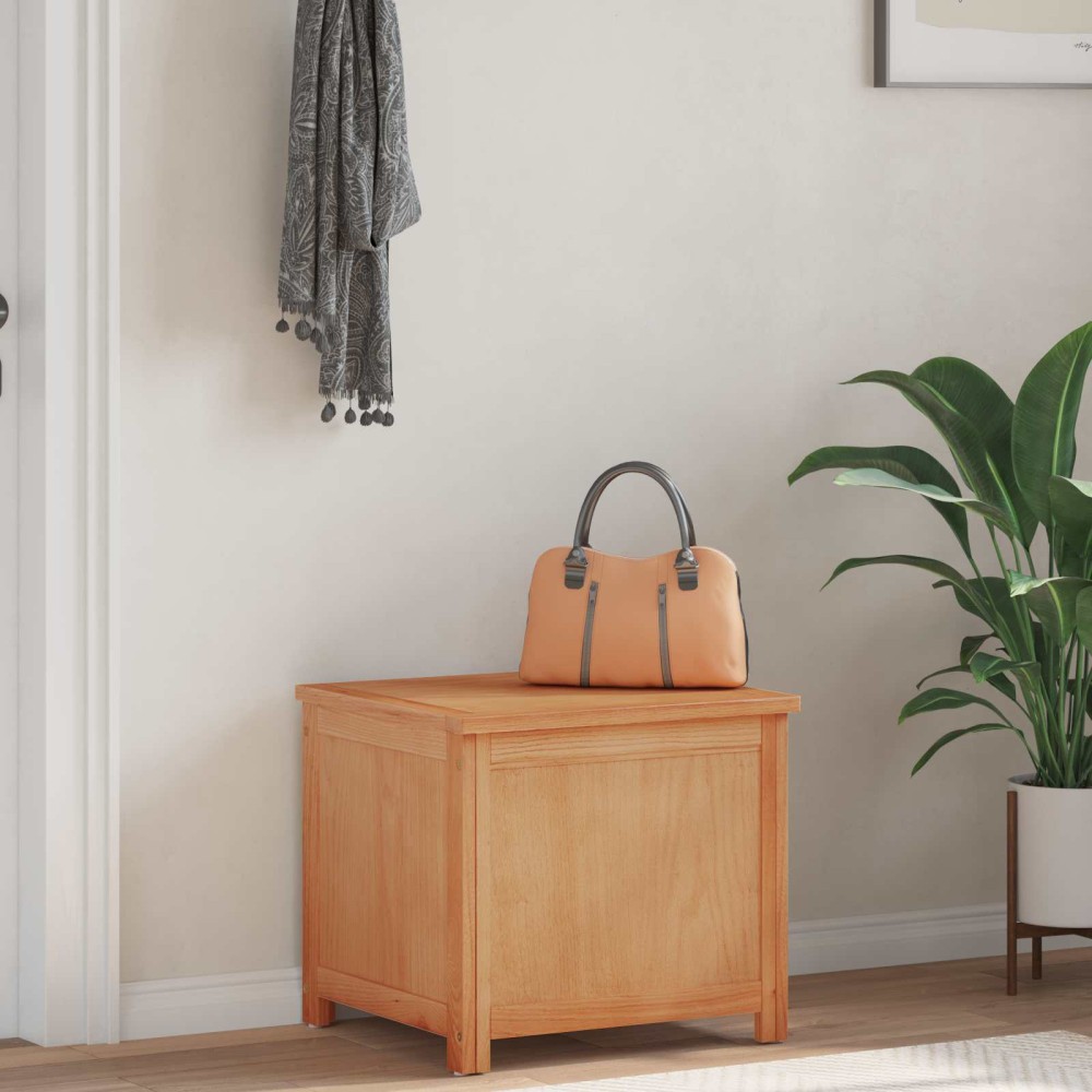 vidaXL Κουτί αποθήκευσης 50 x 45 x 45 εκ Στερεό Ξύλο Δρυός