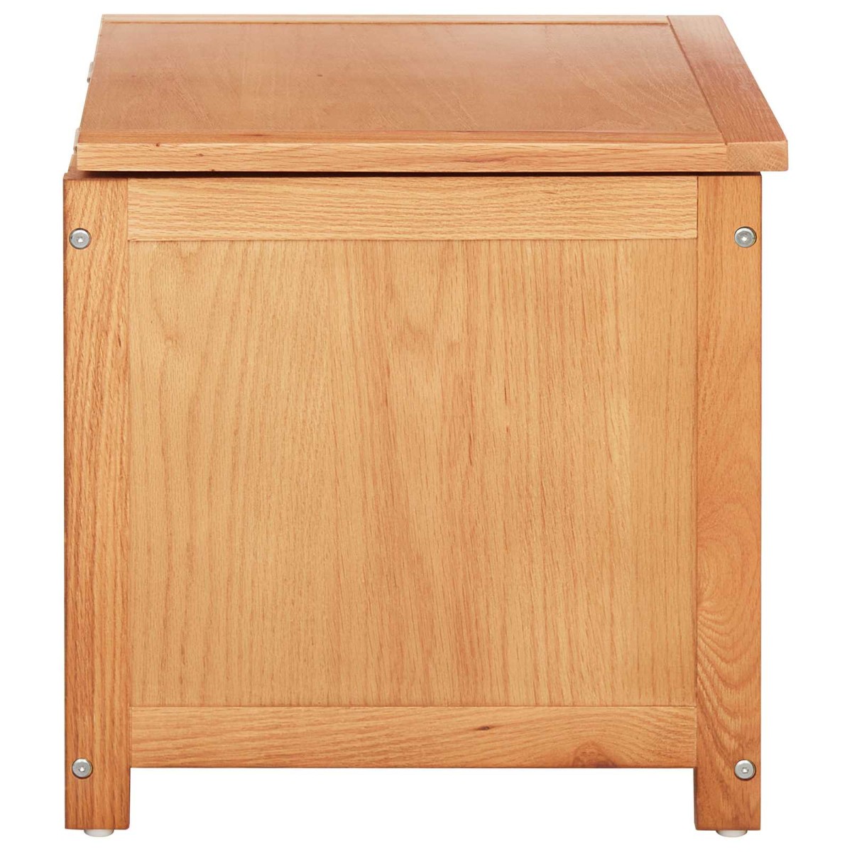 vidaXL Κουτί αποθήκευσης 50 x 45 x 45 εκ Στερεό Ξύλο Δρυός