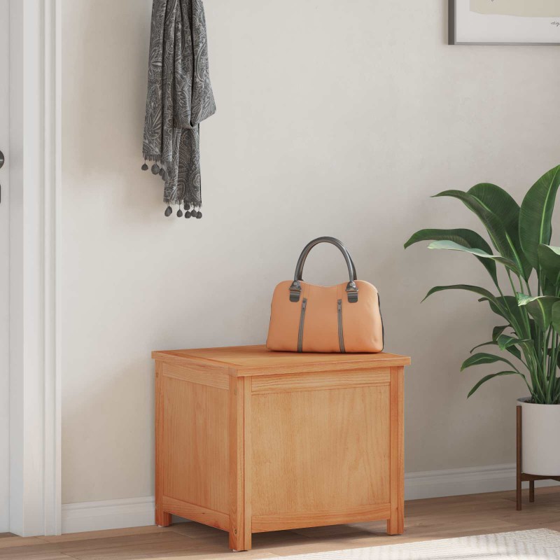 vidaXL Κουτί αποθήκευσης 50 x 45 x 45 εκ Στερεό Ξύλο Δρυός