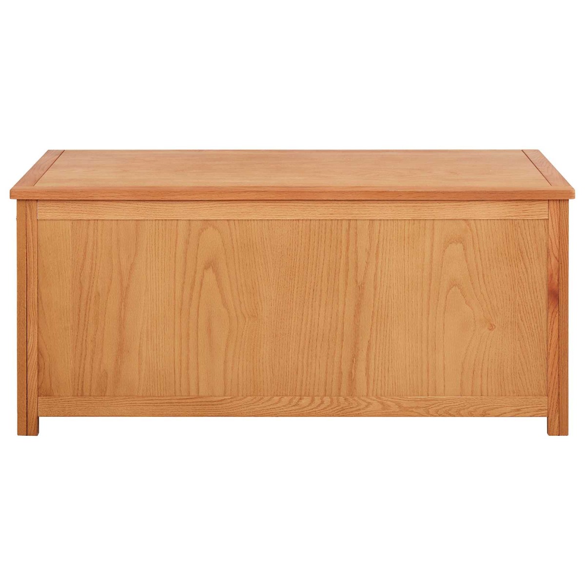 vidaXL Κουτί αποθήκευσης 110 x 45 x 45 εκ Στερεό Ξύλο Δρυός