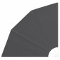 vidaXL Αδιάφανο σκίαστρο μπαλκονιού 140 x 140 cm Πολυεστέρας Μαύρο