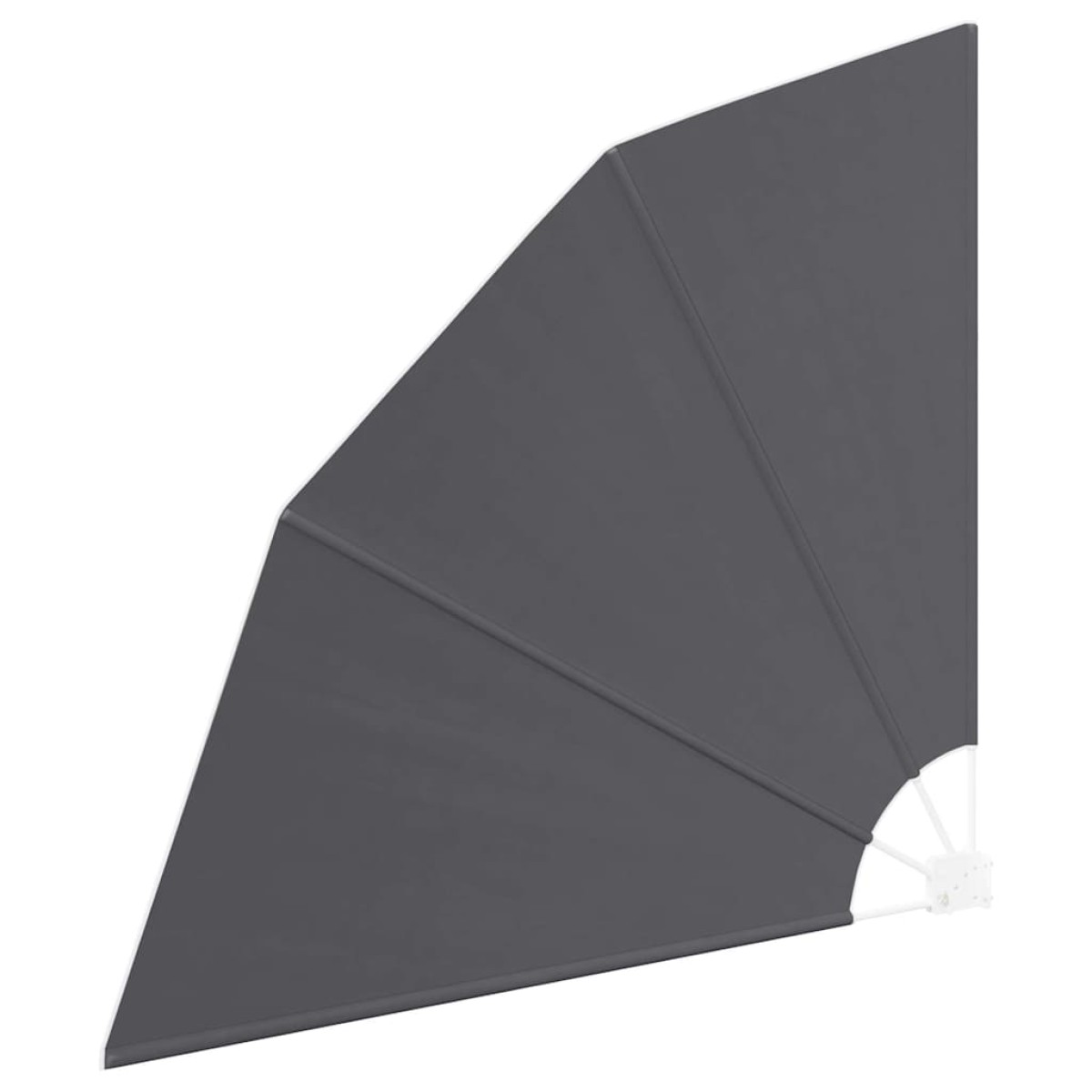 vidaXL Αδιάφανο σκίαστρο μπαλκονιού 140 x 140 cm Πολυεστέρας Μαύρο