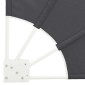 vidaXL Αδιάφανο σκίαστρο μπαλκονιού 140 x 140 cm Πολυεστέρας Μαύρο