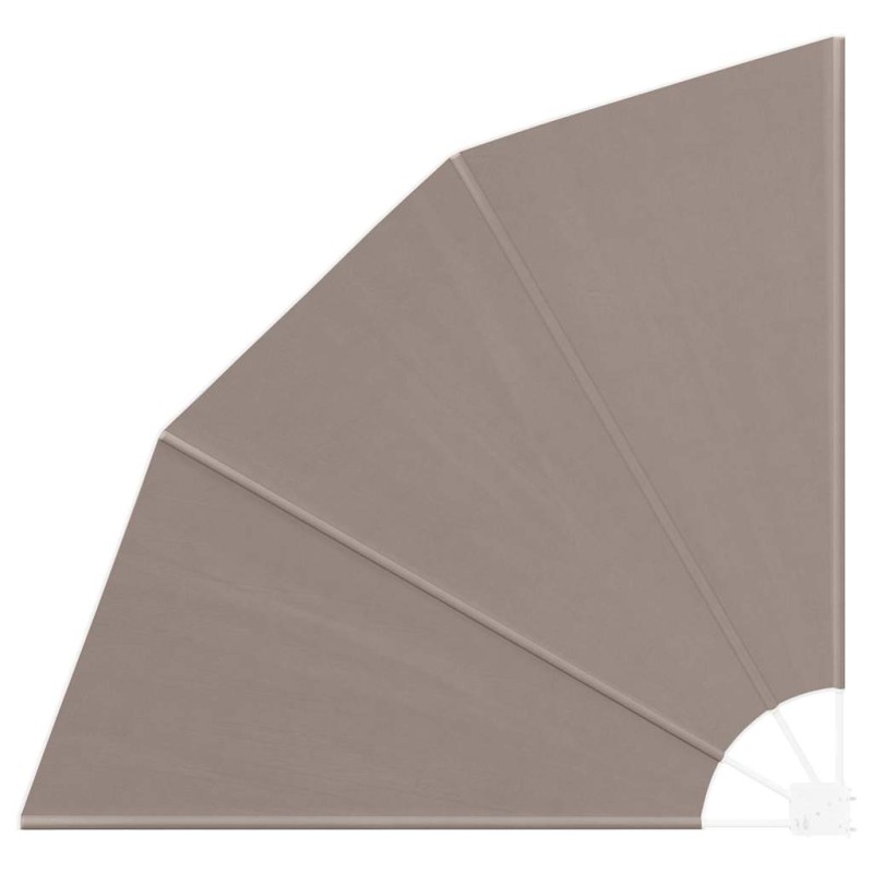 vidaXL Αδιάφανο σκίαστρο μπαλκονιού 140 x 140 cm Πολυεστέρας Taupe