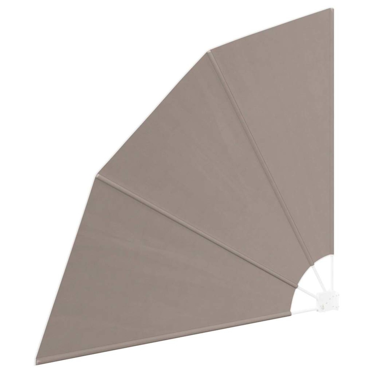 vidaXL Αδιάφανο σκίαστρο μπαλκονιού 140 x 140 cm Πολυεστέρας Taupe