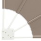 vidaXL Αδιάφανο σκίαστρο μπαλκονιού 140 x 140 cm Πολυεστέρας Taupe