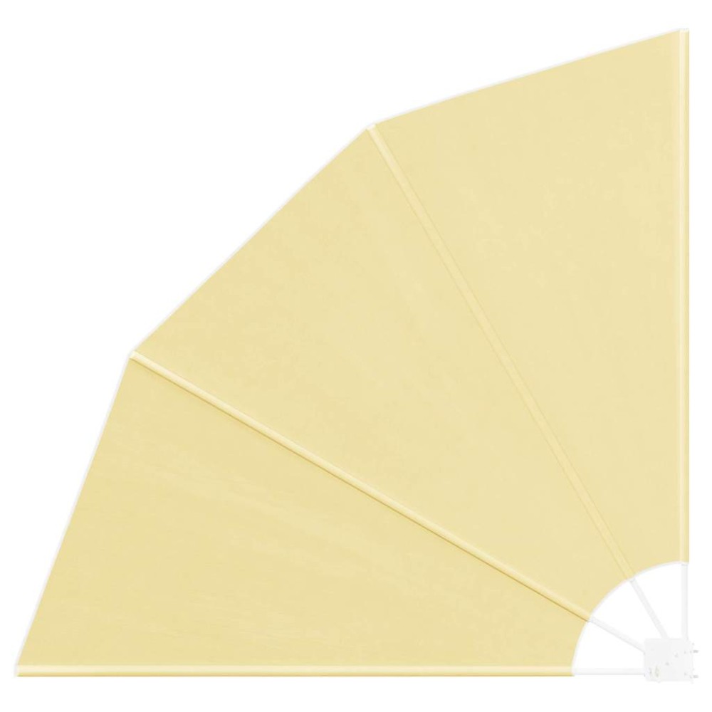 vidaXL Αδιάφανο σκίαστρο μπαλκονιού 140 x 140 cm Πολυεστέρας Άμμος