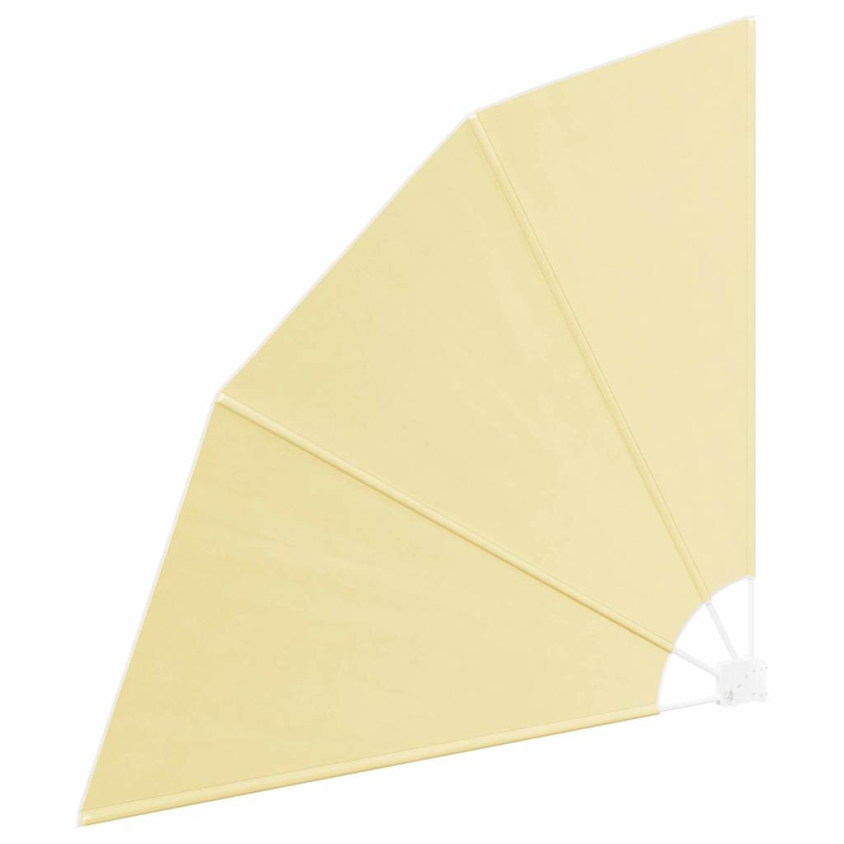 vidaXL Αδιάφανο σκίαστρο μπαλκονιού 140 x 140 cm Πολυεστέρας Άμμος