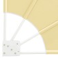 vidaXL Αδιάφανο σκίαστρο μπαλκονιού 140 x 140 cm Πολυεστέρας Άμμος