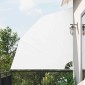 vidaXL Αδιάφανο σκίαστρο μπαλκονιού 210 x 210 cm Πολυεστέρας Λευκό