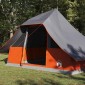 vidaXL Σκηνή Τιπί Γκρι και Πορτοκαλί 364 x 281 x 257 εκ. ταφτάς