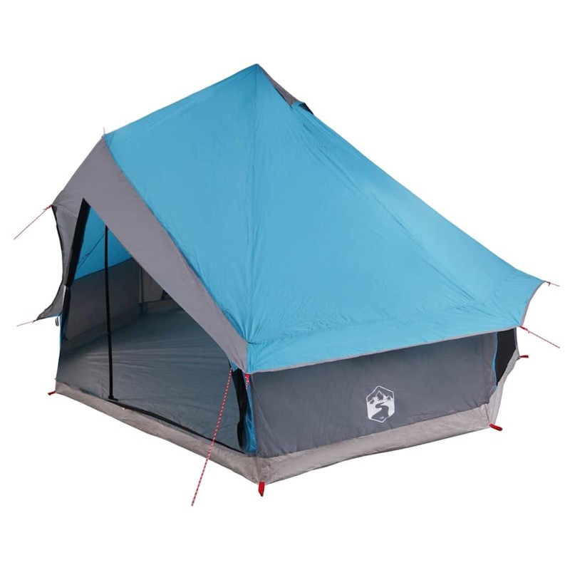 vidaXL Σκηνή Τιπί με στέγη Μπλε 400 x 346 x 250 εκ. ταφτάς