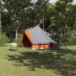 vidaXL Σκηνή Τιπί Γκρι και Πορτοκαλί 400 x 346 x 250 εκ. ταφτάς
