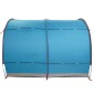 vidaXL Σκηνή αποθήκευσης ποδηλάτων Μπλε 256 x 222 x 182 εκ ταφτάς